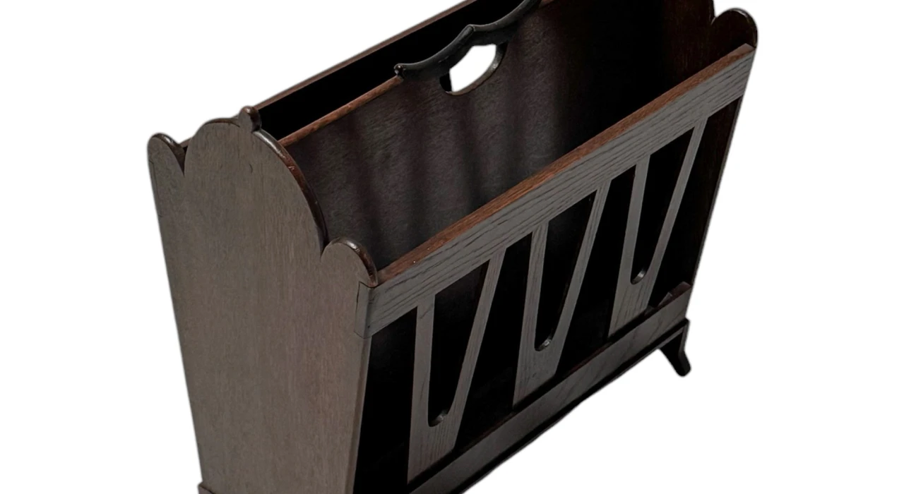 Willem Penaat Art Deco Amsterdam School Magazine Rack for Metz & Co., 1920s